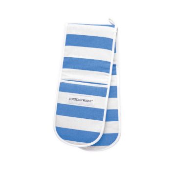 Cornishware Oven Gloves (Blue)