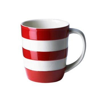 Cornishware Mug 12 Oz (Red)