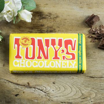 Tony's Chocolonely Milk Almond Honey Nougat180g