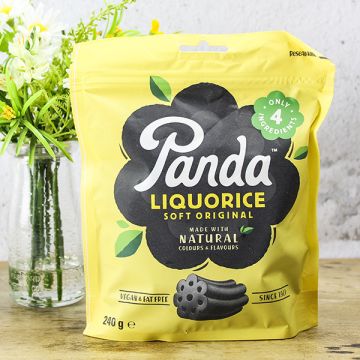 Panda Liquorice Resealable Bag 240g