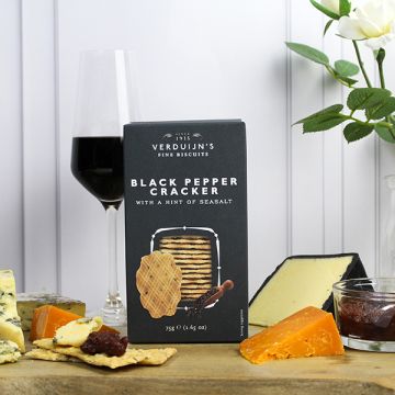 Verduijn's Black Pepper & Sea Salt Crackers 75g