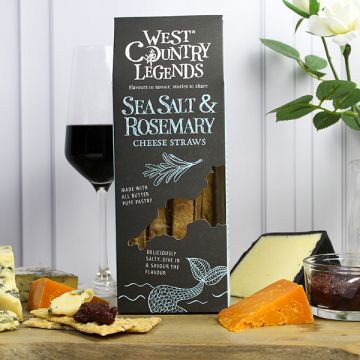 West Country Legends Sea Salt and Rosemary Cheese Straws 100g