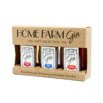 Home Farm Gin Gift Pack 3 X 5cl