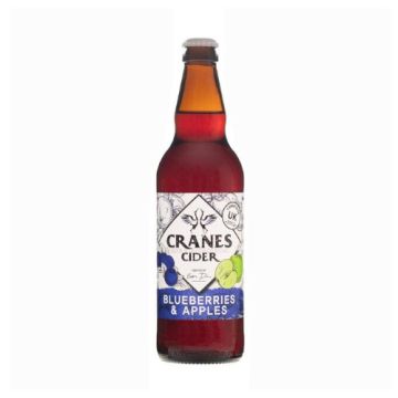 Cranes Blueberries & Apple Cider 500ml