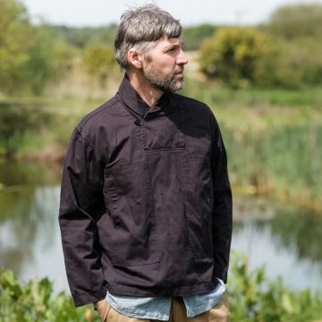 Yarmouth Oilskins The Shawl Collar Smock Indigo