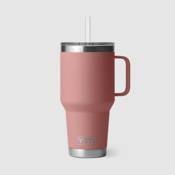 Yeti Rambler 35Oz Straw Mug Sandstone Pink