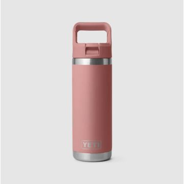 Yeti Rambler 18Oz Straw Bottle Sandstone Pink