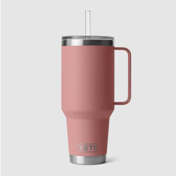 Yeti Rambler 42Oz Straw Mug Sandstone Pink