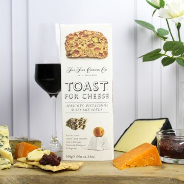 Fine Cheese Co. Toast For Cheese Apricot, Pistachios and Sesame Seeds 100g