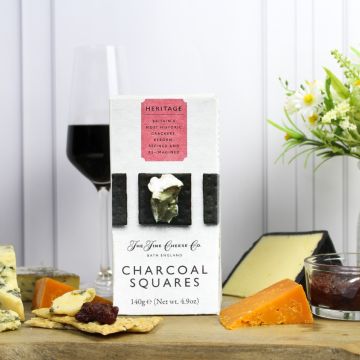Fine Cheese Co. The Heritage Range: Charcoal Squares 140g