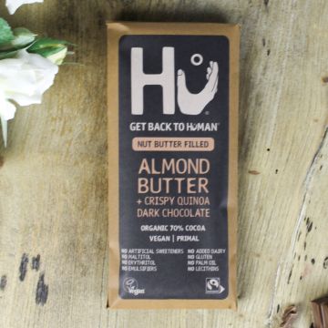Hu Almond Butter And Crispy Quinoa 70% Dark Chocolate Bar 60g