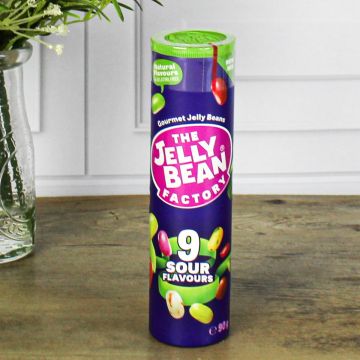 The Jelly Bean Factory 9 Sour Flavours Tube 90g