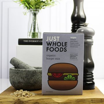 Just Wholefoods Organic Burger Mix 125g