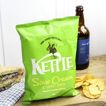 Kettle Chips Sour Cream and Sweet Onion 130g